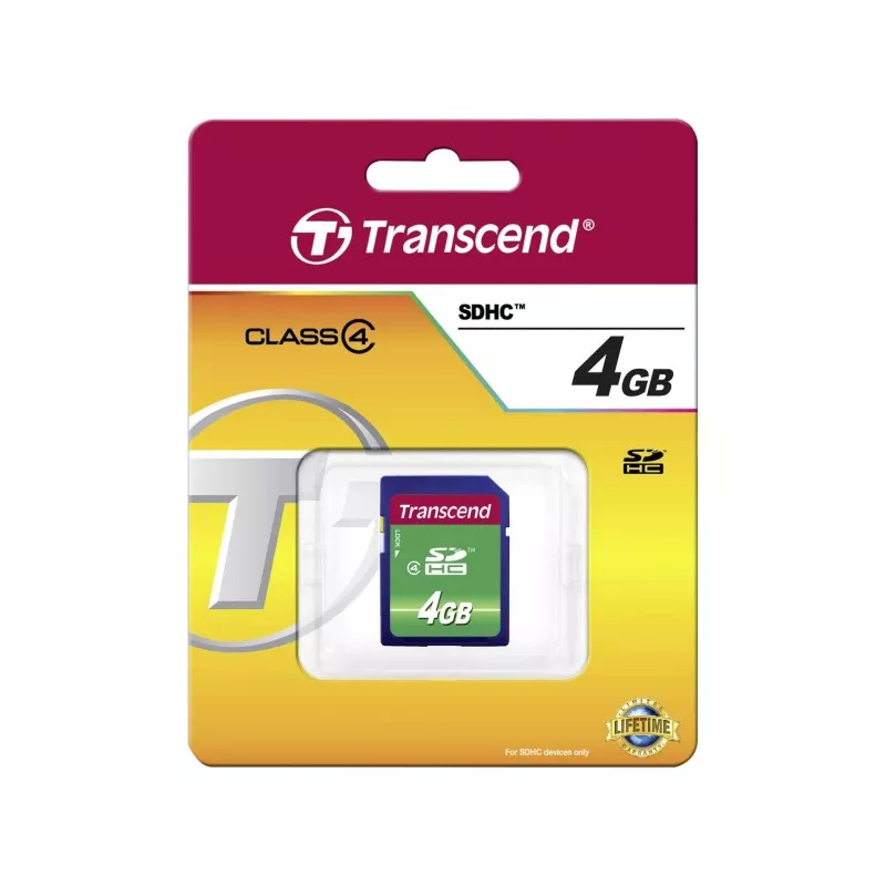 Transcend SDHC               4GB Class 4