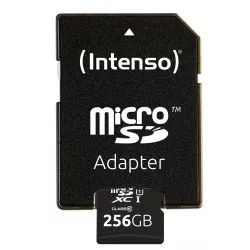 Intenso microSDXC Cards    256GB Class 10 UHS-I Premium