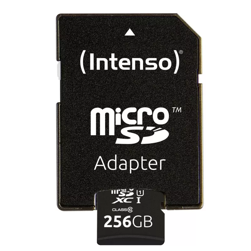 Intenso microSDXC Cards    256GB Class 10 UHS-I Premium