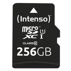 Intenso microSDXC Cards    256GB Class 10 UHS-I Premium