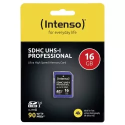 Intenso SDHC Card           16GB Class 10 UHS-I Professional