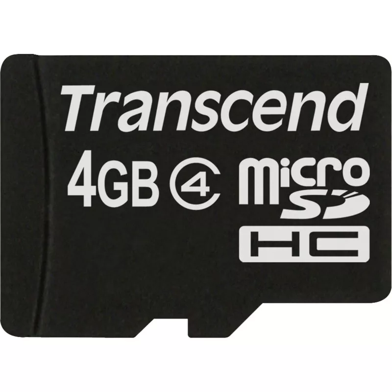 Transcend microSDHC          4GB Class 4