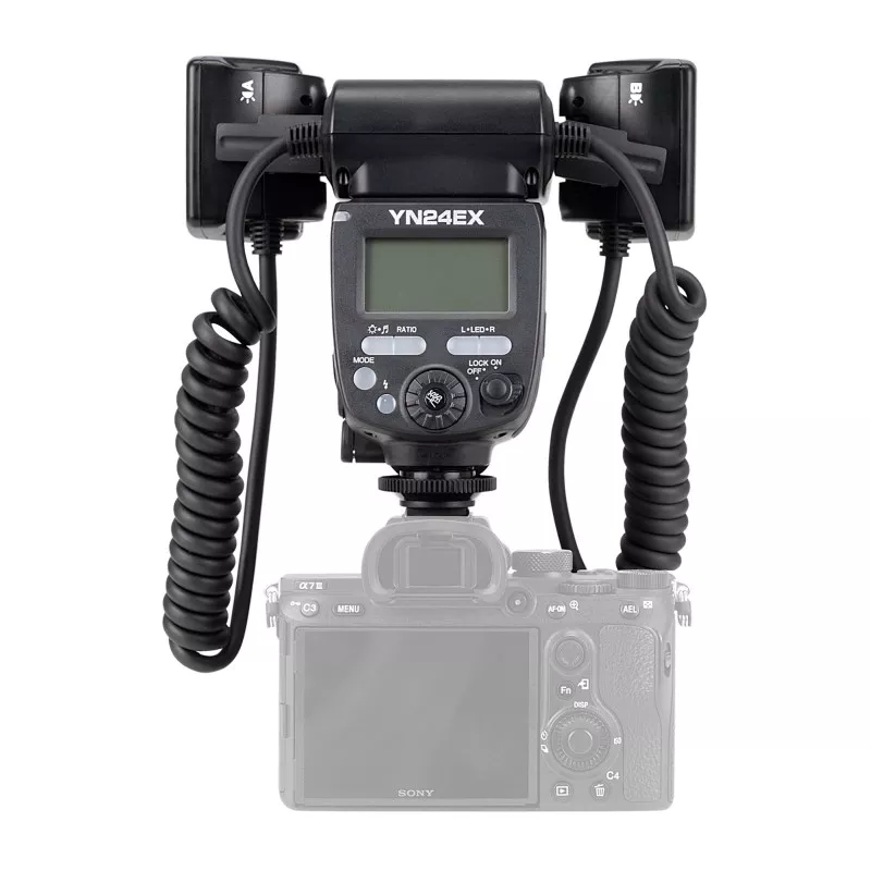 Lampa błyskowa do makrofotografii Yongnuo YN24EX do Sony
