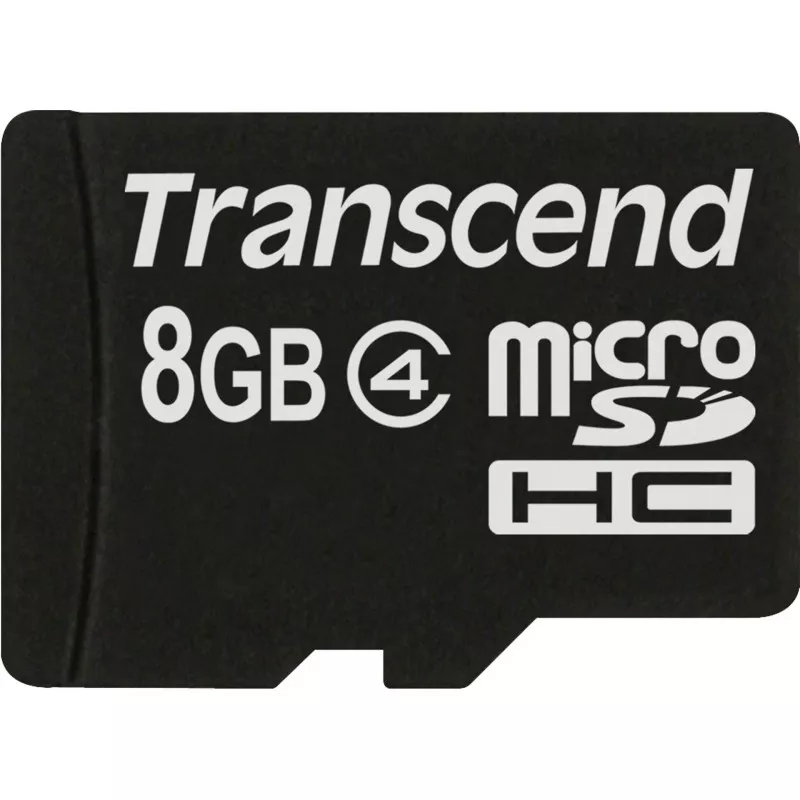 Transcend microSDHC          8GB Class 4
