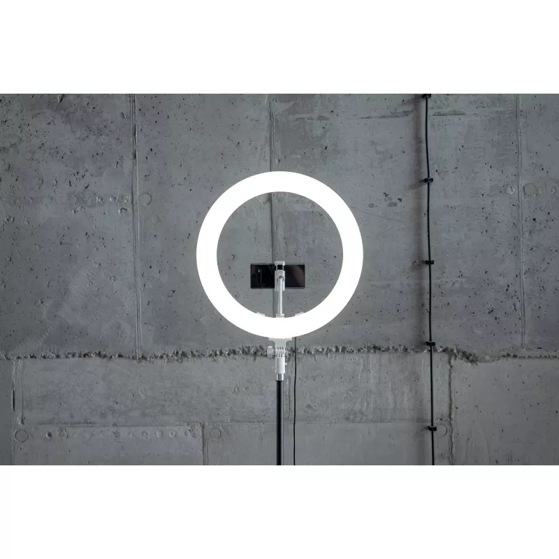 Lampa pierścieniowa LED Newell RL-18A - WB (3200 K - 5500 K) - Arctic White