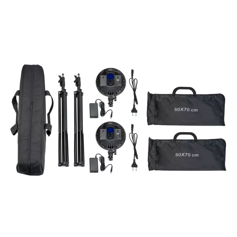 Zestaw oświetleniowy LED Newell Sparkle do fotografii produktowej