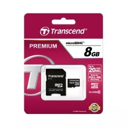 Transcend microSDHC          8GB Class 10 + adapter SD