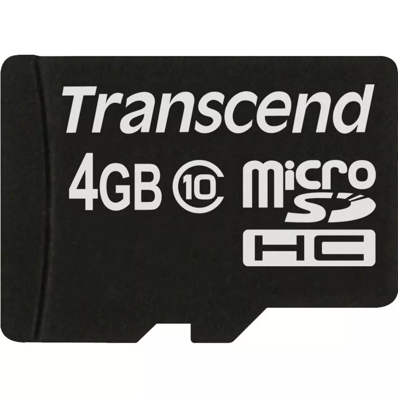 Transcend microSDHC          4GB Class 10 + adapter SD