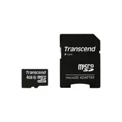 Transcend microSDHC          4GB Class 10 + adapter SD