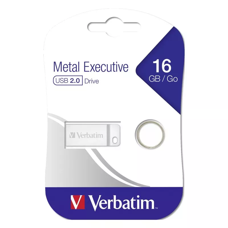 Verbatim metalowa Executive 16GB USB 2.0 srebrny