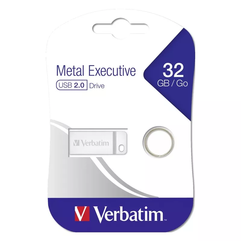 Verbatim metalowa Executive 32GB USB 2.0 srebrny