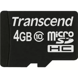 Transcend microSDHC          4GB Class 10
