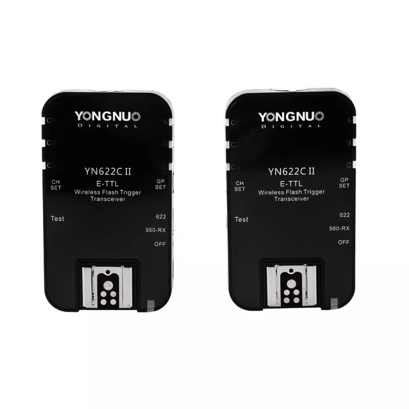 Zestaw dwóch wyzwalaczy radiowych Yongnuo YN622C II do Canon