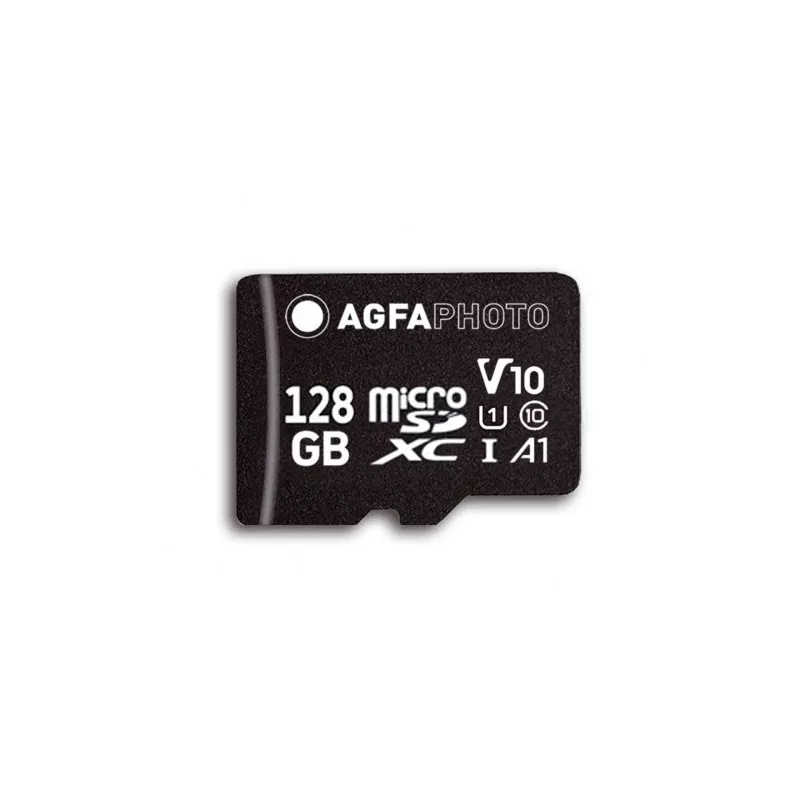 AgfaPhoto MicroSDXC UHS-I  128GB High Speed Class 10 U1 V10