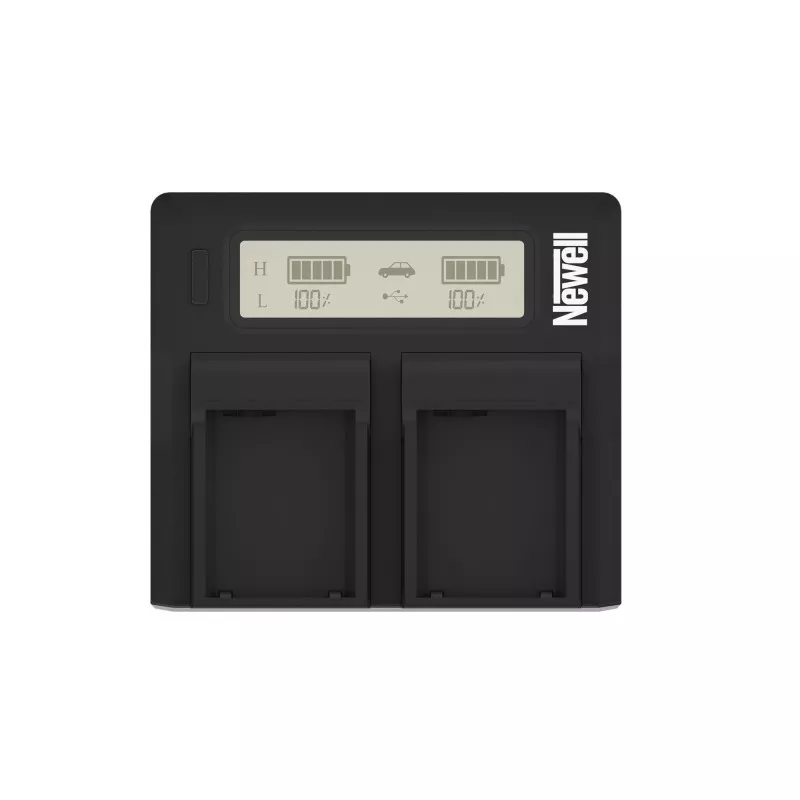 Ładowarka dwukanałowa Newell DC-LCD do akumulatorów DMW-BLF19E do Panasonic