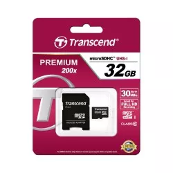 Transcend microSDHC         32GB Class 10 + SD-Adapter