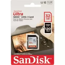 SanDisk Ultra SDHC UHS-I    32GB 120MB/s       SDSDUN4-032G-GN6IN