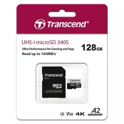 Transcend microSDXC 340S   128GB Class 10 UHS-I U3 A2