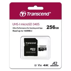 Transcend microSDXC 340S   256GB Class 10 UHS-I U3 A2
