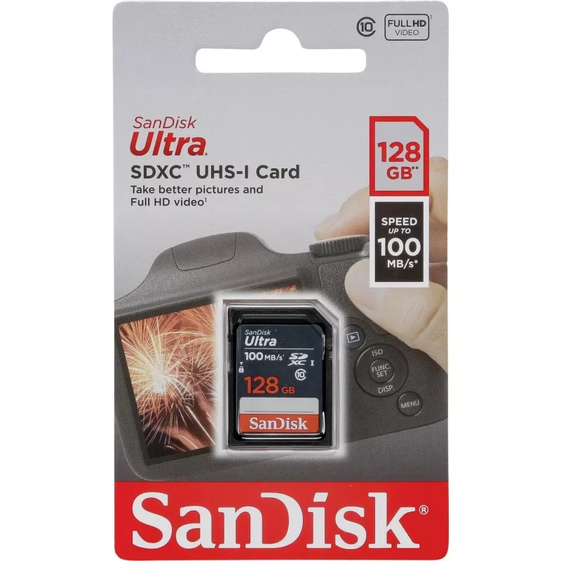 SanDisk Ultra Lite SDXC    128GB 100MB/s       SDSDUNR-128G-GN3IN