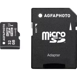 AgfaPhoto MicroSDHC UHS-I   32GB High Speed Class 10 U1 + adapter