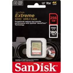 SanDisk Extreme SDXC       256GB UHS-I C10 U3 V30