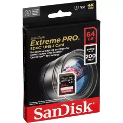 SanDisk Extreme Pro SDXC    64GB UHS-I C10 U3 V30