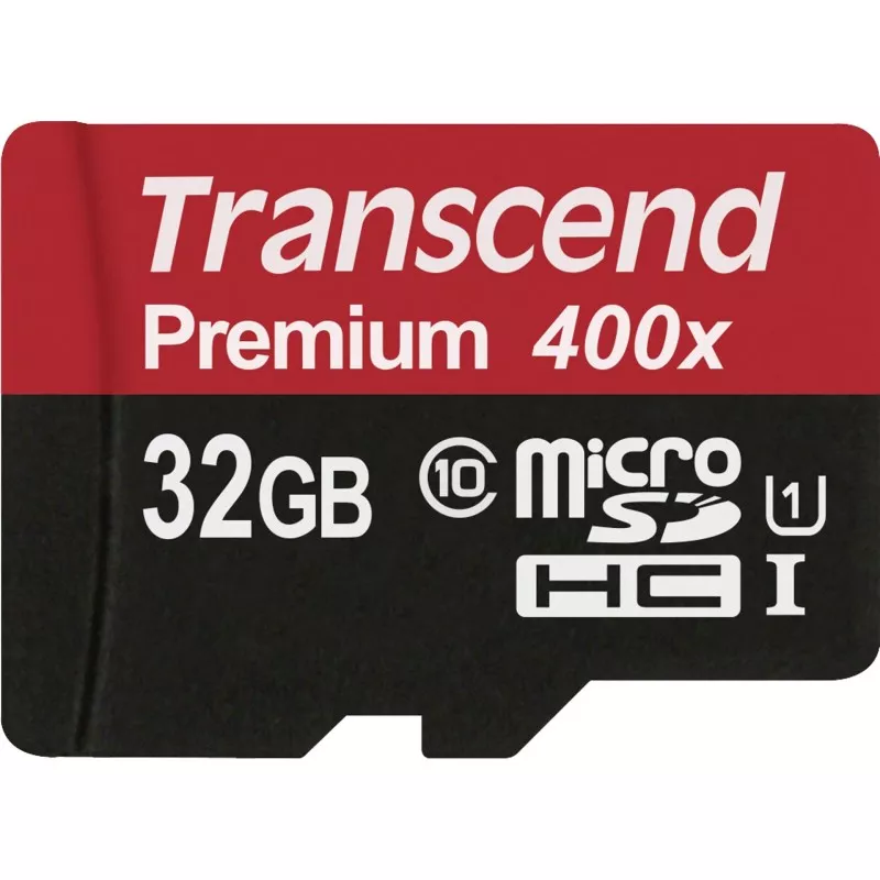 Transcend microSDHC         32GB Class 10 UHS-I 400x + adapter SD
