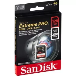 SanDisk Extreme Pro SDXC   128GB UHS-I C10 U3 V30
