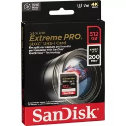 SanDisk Extreme Pro SDXC   512GB UHS-I C10 U3 V30