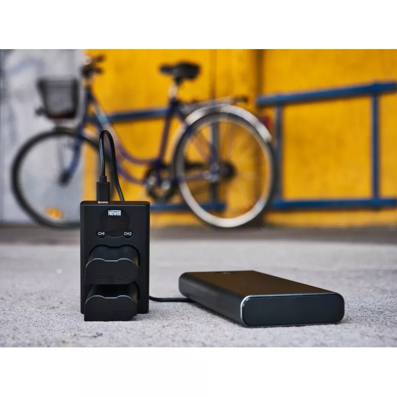 Ładowarka dwukanałowa Newell DL-USB-C do akumulatorów NP-BX1 do Sony