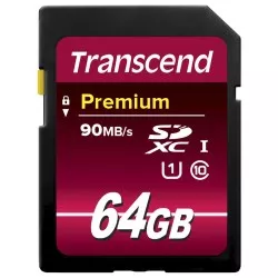 Transcend SDXC              64GB Class 10 UHS-I 400x Premium