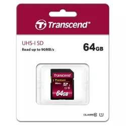 Transcend SDXC              64GB Class 10 UHS-I 400x Premium