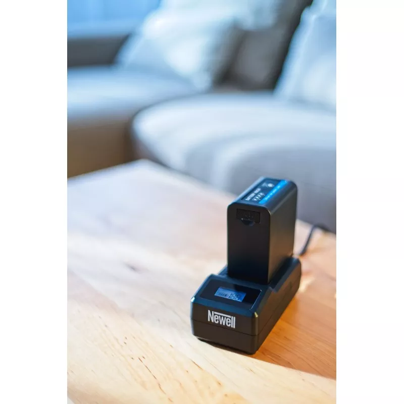 Ładowarka Newell Ultra Fast do akumulatorów serii NP-F, NP-FM do Sony