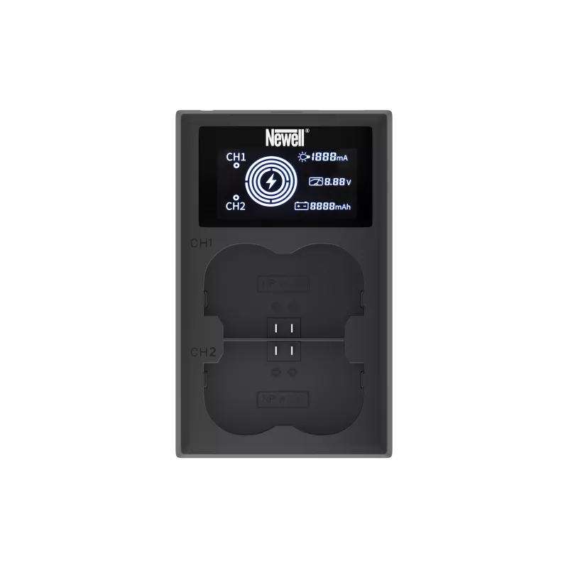 Ładowarka dwukanałowa Newell FDL-USB-C do akumulatorów NP-W235 do Fujifilm