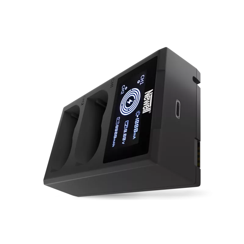 Ładowarka dwukanałowa Newell FDL-USB-C do akumulatorów EN-EL15 do Nikon