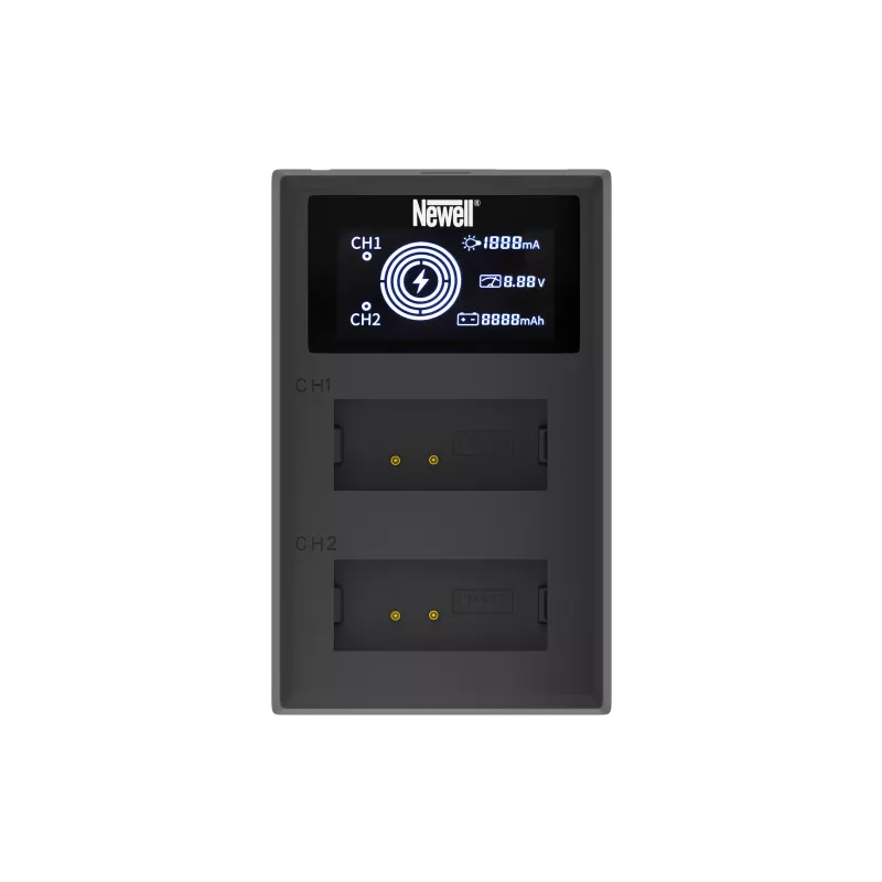 Ładowarka dwukanałowa Newell FDL-USB-C do akumulatorów LP-E12 do Canon