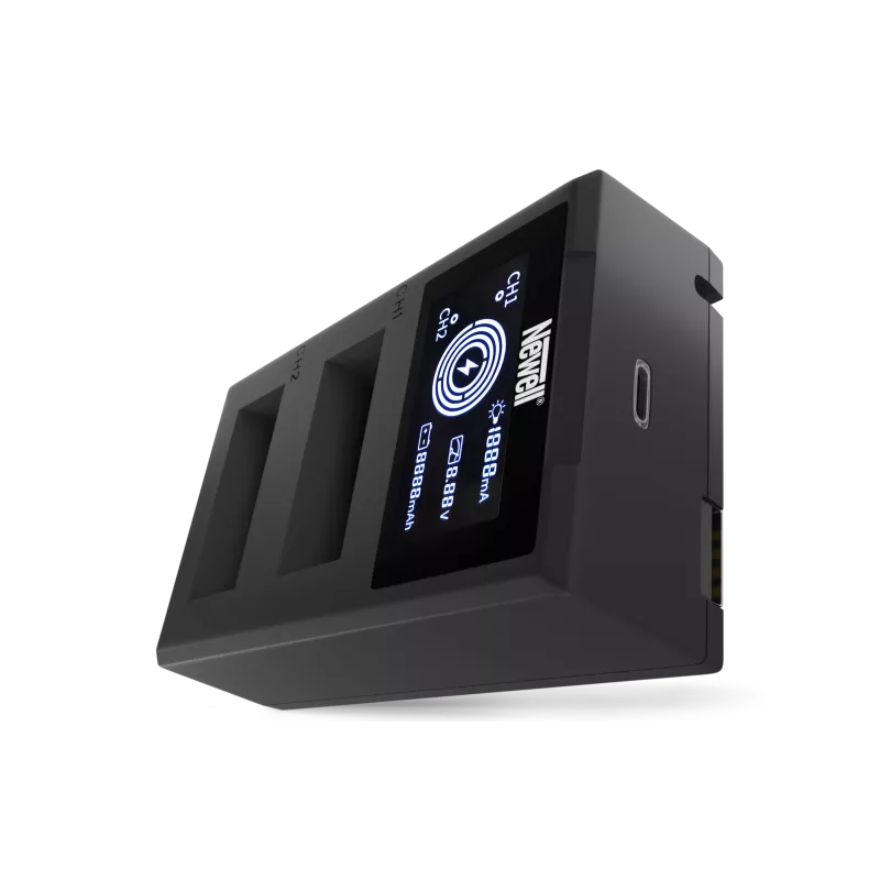 Ładowarka dwukanałowa Newell FDL-USB-C do akumulatorów LP-E12 do Canon