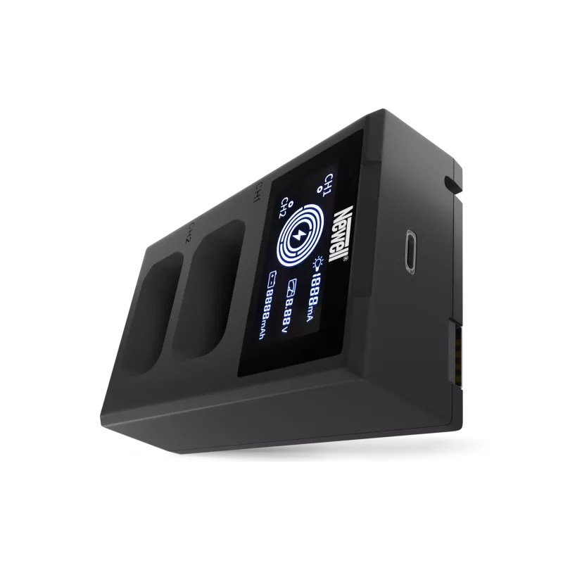 Ładowarka dwukanałowa Newell FDL-USB-C do akumulatorów NP-FW50 do Sony