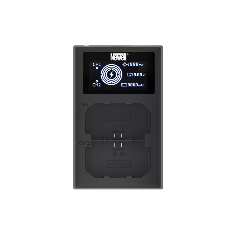 Ładowarka dwukanałowa Newell FDL-USB-C do akumulatorów NP-FZ100 do Sony
