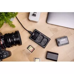 Ładowarka dwukanałowa Newell FDL-USB-C do akumulatorów LP-E12 do Canon