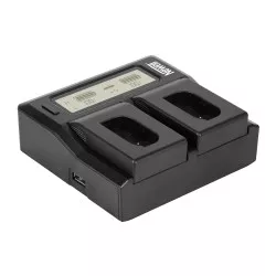 Ładowarka dwukanałowa Newell DC-LCD do akumulatorów DMW-BLK22 do Panasonic