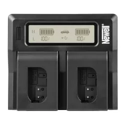 Ładowarka dwukanałowa Newell DC-LCD do akumulatorów DMW-BLK22 do Panasonic