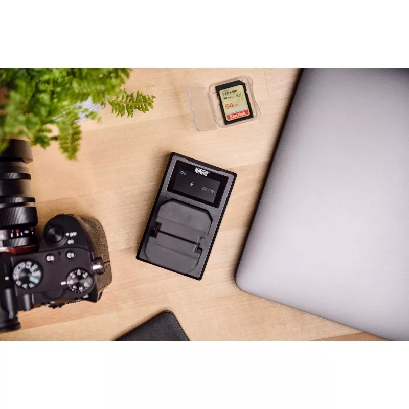 Ładowarka dwukanałowa Newell FDL-USB-C do akumulatorów NP-FW50 do Sony