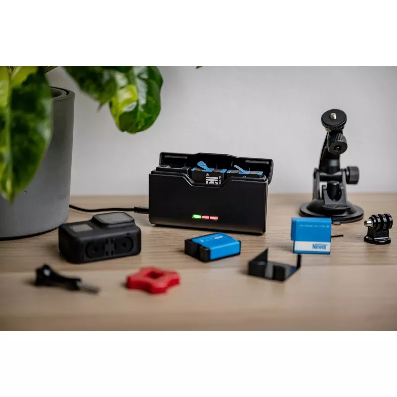 Ładowarka trójkanałowa Newell USB-C do GoPro 5 / 6 / 7 / 8 / 9 / 10 / 11