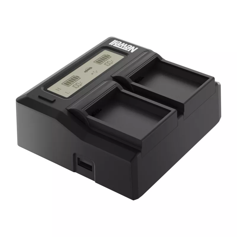 Ładowarka dwukanałowa Newell DC-LCD do akumulatorów VW-VBD29/58/78 do Panasonic
