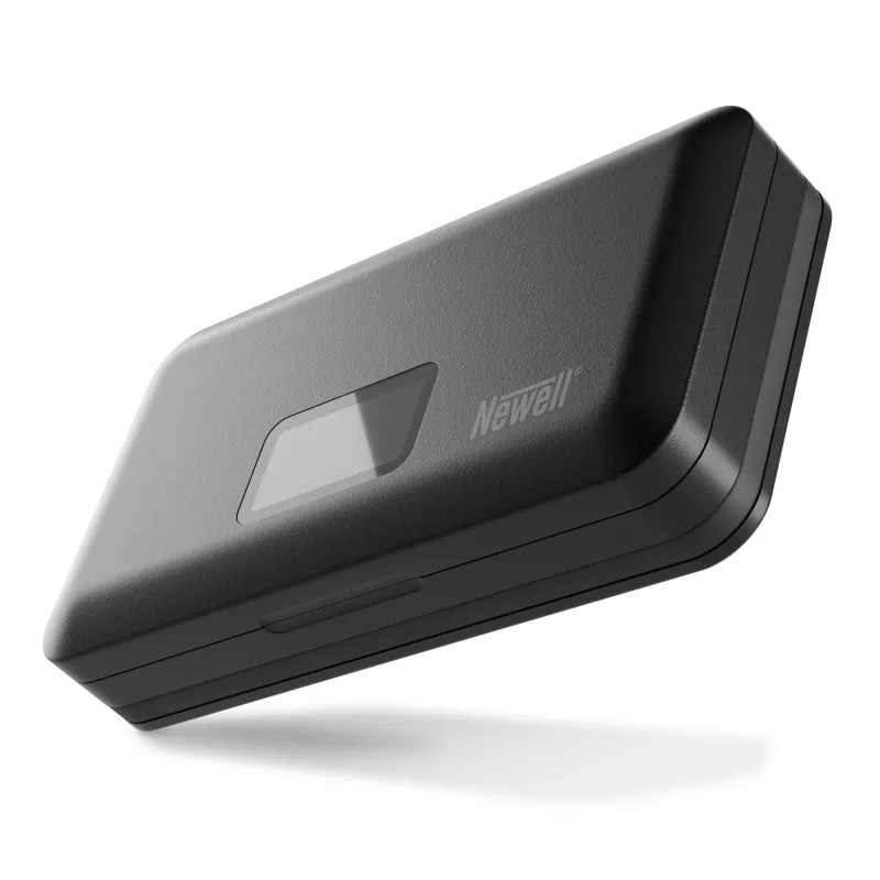 Ładowarka dwukanałowa Newell LCD z funkcją power banku i czytnikiem kart SD do akumulatorów EN-EL...