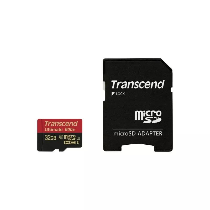 Transcend microSDHC MLC     32GB Class 10 UHS-I 600x + adapter SD