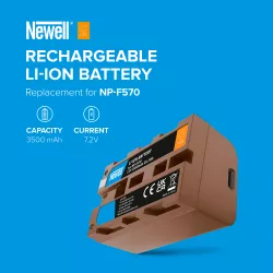 Akumulator Newell zamiennik NP-F570 USB-C do Sony