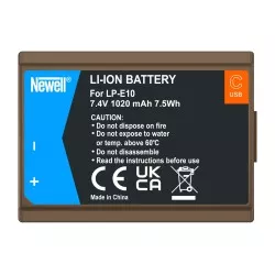 Akumulator Newell zamiennik LP-E10 USB-C do Canon